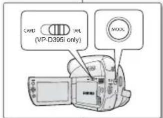 SAMSUNG VP-D391i - BENUTZUNG DES LICHTES (LIGHT(LICHT)) (NUR VP-D392(I)/D395I) - 1