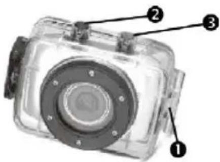 Talius SportCam 720P - WATERPROOF CASE - 1