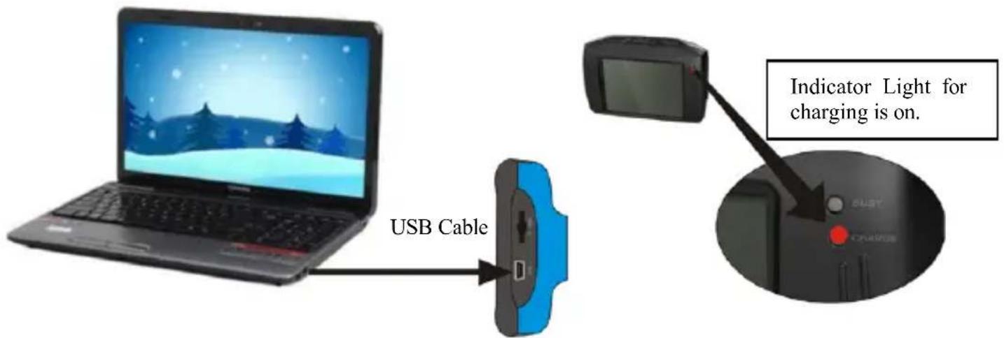 Talius SportCam 720P - Charge the built-in lithium battery - 1