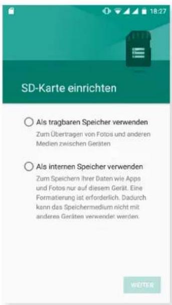bq Aquaris U Lite - Verwalten der microSD-Karte und der USB-Speichermedien - 1