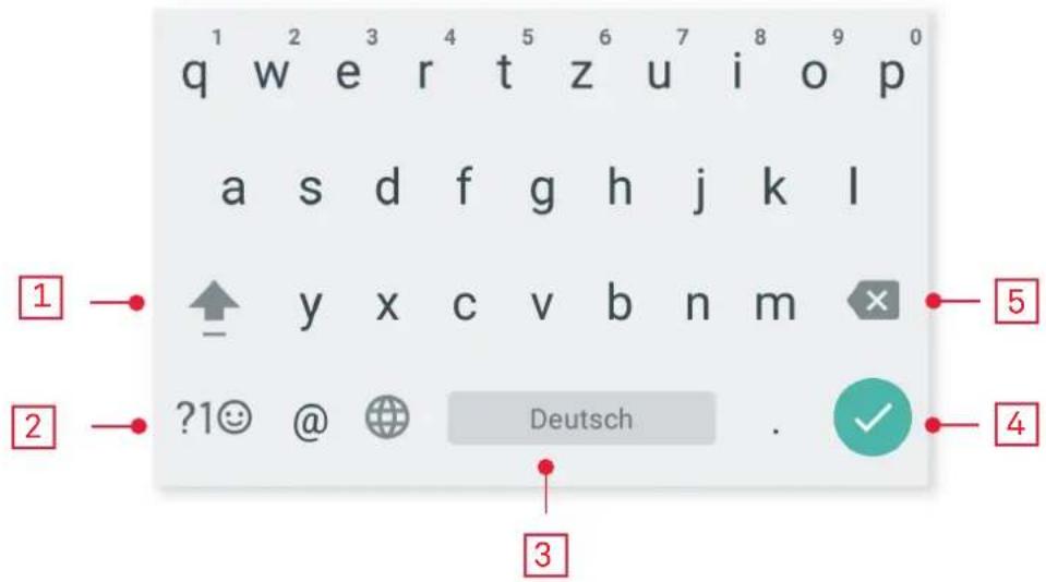 bq Aquaris V Plus - Tastatur - 1
