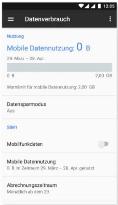 bq Aquaris V Plus - DATENVERKEHR - 1