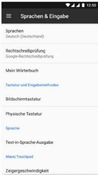 bq Aquaris V Plus - SPRACHE UND TEXTEINGABE - 1