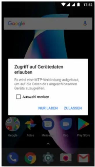 bq Aquaris V Plus - Laden des Geräts und Dateiübertragung - 4