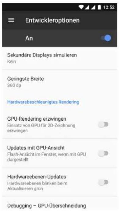bq Aquaris V Plus - { } ENTWICKLEROPTIONEN - 3