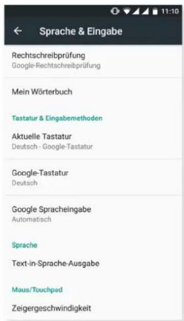 bq Aquaris U Plus - SPRACHE UND TEXTEINGABE - 2