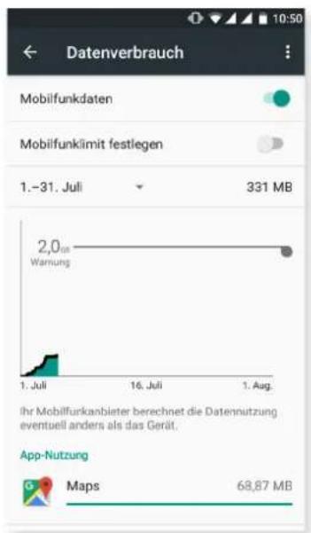 bq Aquaris U Plus - DATENVERBRAUCH - 1