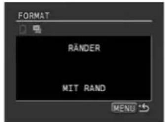 FORMAT RÄNDER MIT RAND MENU