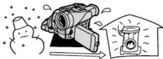 CANON MVX250i - Kondensation kann in den folgenden Fällen entstehen: - 2