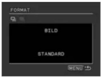 FORMAT BILD STANDARD MENU