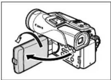 CAMERA PLAY (VCR) CARD CAMERA CARD PLAY MENU (37) LCD-SPIEGEL • • ANDISPLAY-E INRICHTUNG /