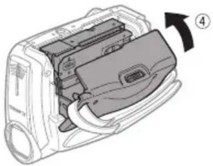 CANON MD110 - Drücken Sie auf die Markierung PUSH am Kassettenfach, bis es ausrastet. - 1
