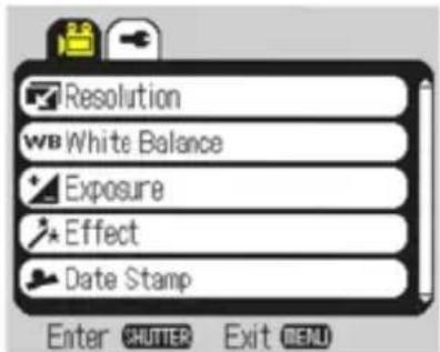 i-Joy Explorer - Menu display - 2