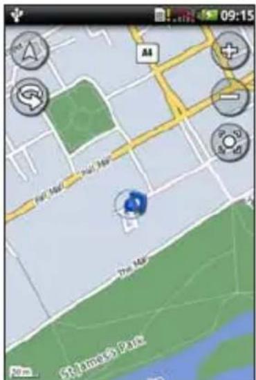 Garmin-Asus A10 - Using the map - 2