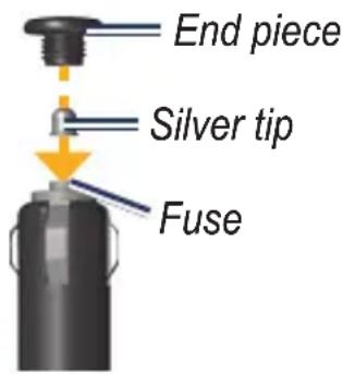 Garmin-Asus Nüvifone G60 - Change the Fuse in the Vehicle Power Cable - 1