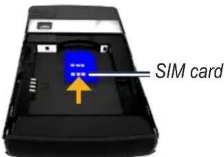 Garmin-Asus Nüvifone G60 - Install the SIM Card and the Battery - 2