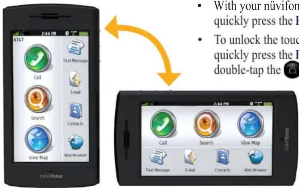 Garmin-Asus Nüvifone G60 - Scroll the Screen - 1