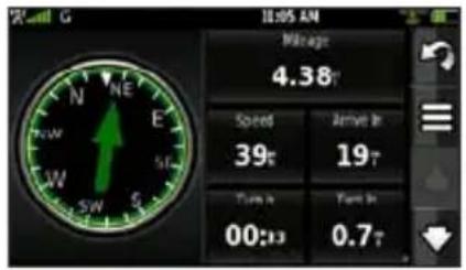 Garmin-Asus Nüvifone G60 - View the Trip Computer Page - 1