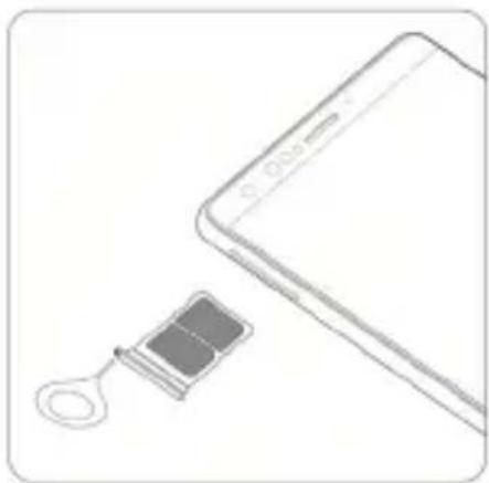 ARCHOS Diamond Omega - Einsetzen und Entfernen der SIM-karte - 1