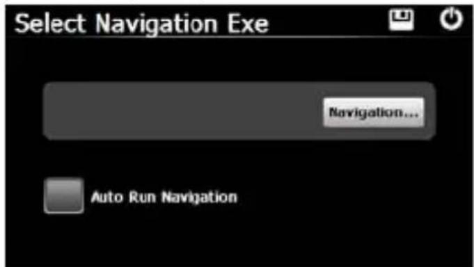 Select Navigation Exe Navigation... Auto Run Navigation