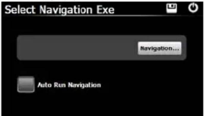 Select Navigation Exe Navigation... Auto Run Navigation