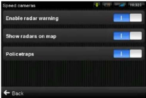 Sygic Aura - Reporting speed cameras and incidents - 3