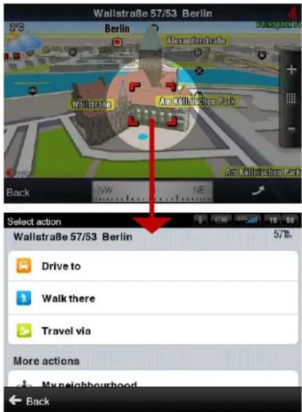 Sygic Aura - Map Browsing Mode - 1