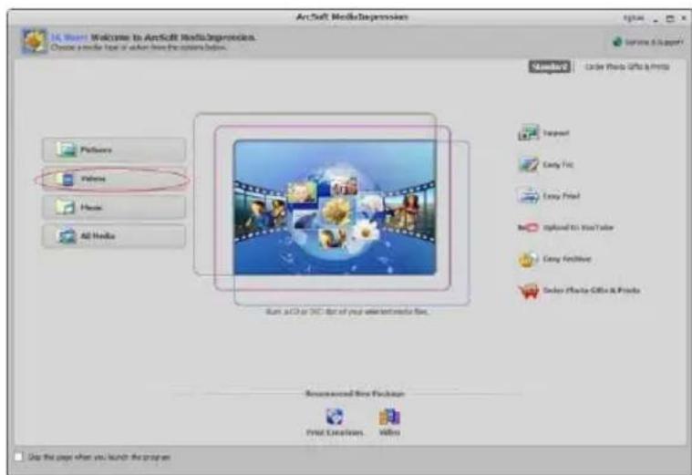 TOSHIBA Camileo B10 - ArcSoft MedialImpression® - 1