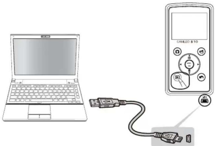 TOSHIBA Camileo B10 - Modo Cámara web - 1