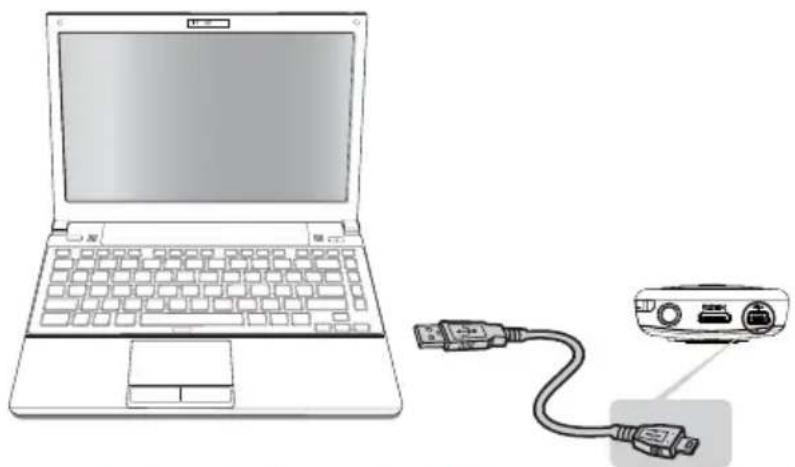 TOSHIBA Camileo B10 - Carga de la batería - 1