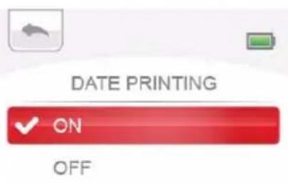 TOSHIBA Camileo CLIP - Date printing - 1