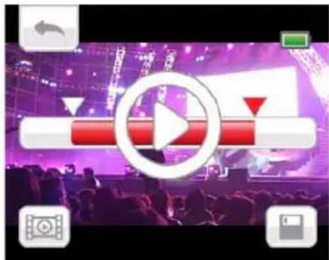 TOSHIBA Camileo CLIP - Operación Pantalla de visualización - 1
