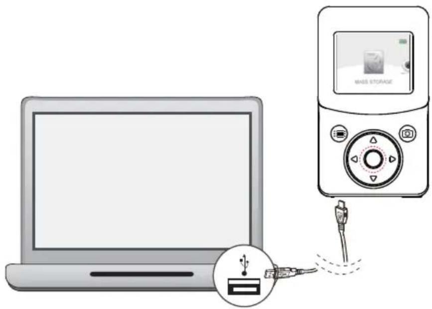 TOSHIBA Camileo CLIP - Cómo transferir archivos a la computadora - 1
