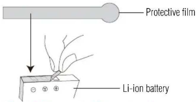 Protective film Li-ion battery