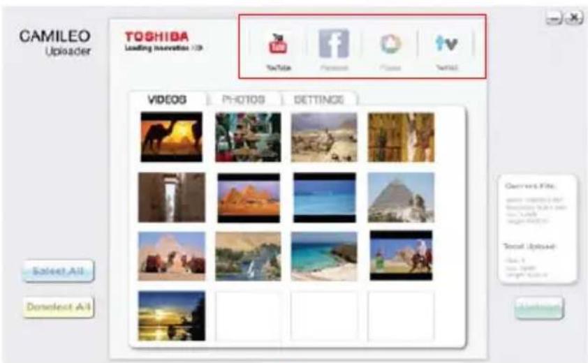 CAMILEO Uploader TOSHIBA Leading Innovation 129 YouTube Facebook Image Twitter VIDEOS PHOTOS SETTINGS Current Files Save as needed to add Reusing HTML files to http://www.toshiba.org/ Select All Done select All Total Updates: File: 3 Name: 00000000000000000000000000000000000000000000000000000000000000000000000000000000000000000000 Unknown