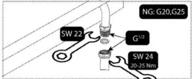 BEKO HIGG641C3SX - EN ISO 228 G1/2" type connection - 1