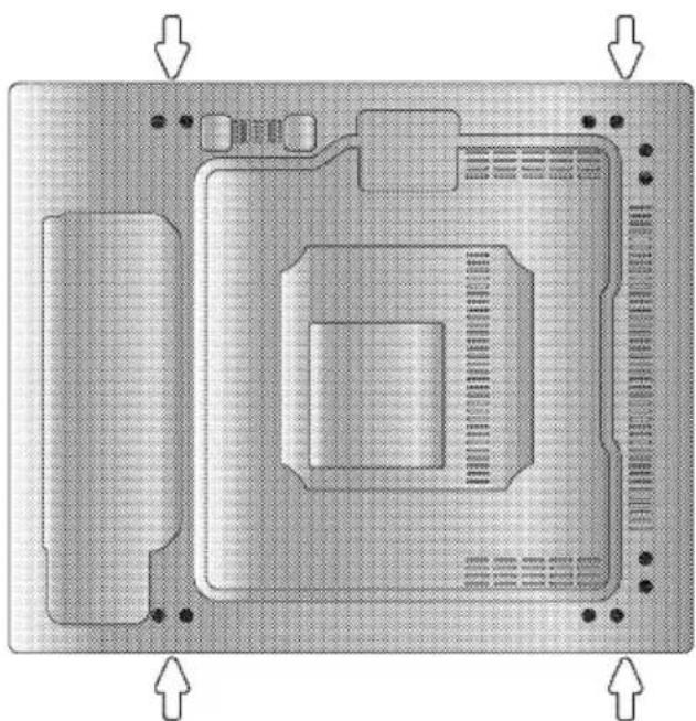 BEKO HIGG641C3SX - Rear view (connection holes) - 1