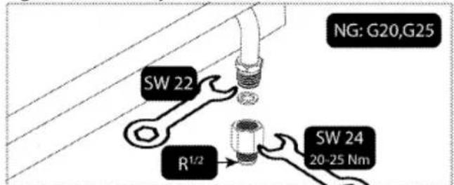 BEKO HIGG641C3SX - EN 10226 R1/2" type connection - 1
