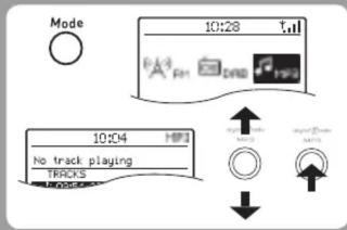 Mode 10:28 10:04 HP1 No track playing TRACK15 ↓ ↑ High Speed MOPS