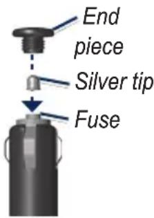 GARMIN nüvi 705 - Changing the Fuse - 2