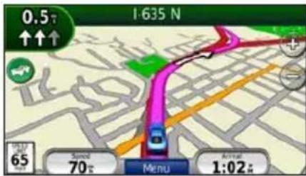 GARMIN nüvi 705 - Following Your Route - 1
