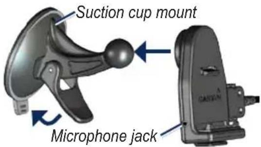 GARMIN nüvi 705 - Step 1: Mount the nüvi - 2