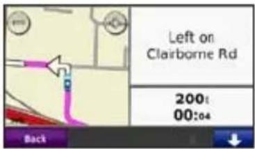 GARMIN nüvi 265 - Using the Map - 3