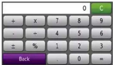 GARMIN nüvi 880 - Calculator - 1