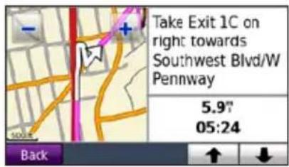 GARMIN nüvi 880 - Map Page - 4