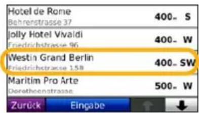 Hotel de Rome Bahrenstrasse 37 400- S Jolly Hotel Vivaldi Friedrichstrasse 96 400- W Westin Grand Berlin Friedrichstrasse 1.58 400- SW Maritim Pro Arte Dorothoenstrasse 500- W Zurück Eingabe