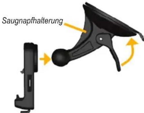 Saugnapfhalterung