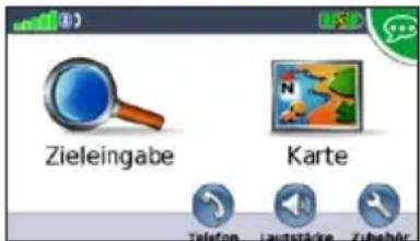 Zieleingabe Karte