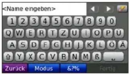 1 2 3 4 5 6 7 8 9 0 Q W E R T Z U I O P U A S D F G H J K L Ö Ä Ü Y X C V B N M B Zurück Modus &?% Fertig