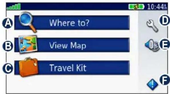 GARMIN nüvi 600 - Step 4: Using the nüvi - 1